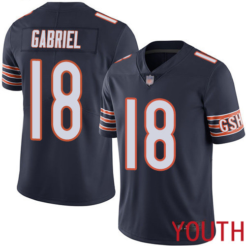 Chicago Bears Limited Navy Blue Youth Taylor Gabriel Home Jersey NFL Football #18 Vapor Untouchable